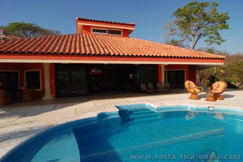 Villa Tranquila: ein großartiger Platz zum Wohnen-& Urlaub - Luxus Villa zu verkaufen mit einem atemberaubenden Blick auf den Golf von Nicoya