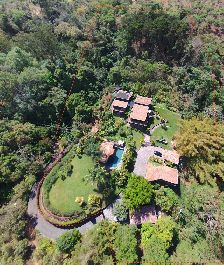 Eco self-catering villa, unique property with a dream view near San Rafael Arriba-Aserri
