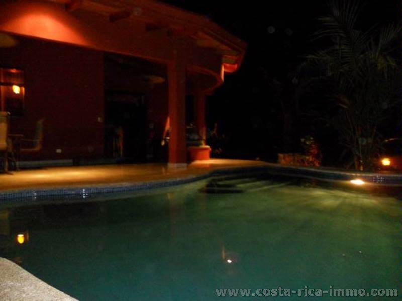 Costa Rica Real Estate, Luxury Beach Home With Casita For Sale in