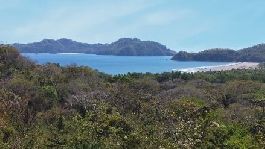 Top building plot-Terraza el Halcón with 12.255 m2 in size, beautiful view on the dream beach of Playa Organos near Paquera