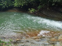 Zu verkaufen schÃ¶ne 19.3 ha farm, mit WasserfÃ¤llen und Badelagunen bei Bocas de Hatillo de Quepos