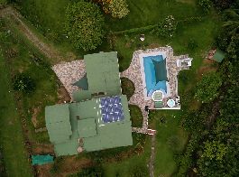 Caribbean house with pool and tropical garden near Cahuita